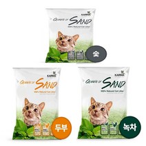카르마 퀸오브샌드 고양이모래 오리지날 숯 녹차 1Box(6개입), 오리지날1Box