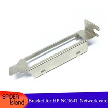 [해외] 10pcs LP 브래킷 HP NC364T 네트워크 어댑터 1U 서버용 HP NC364T 8cm 용 로우 프로파일 브래킷 4 포트 파이버 카드 배플, 상세내용표시