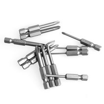 저렴한 Durable 12 Pcs/Set 50mm 1/4 Inch Hex Shank Magnetic Phillips Cross Screwdriver Bits Tool S2 A, 한개옵션0