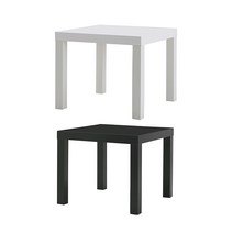 이케아 라크 보조테이블/화이트55x55cm, 화이트