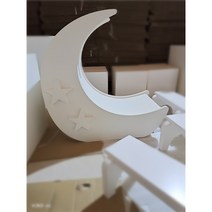 달님 벤치 달모양 포토존 초승달 촬영소품 스튜디오 달의자, 싸이120x120x45