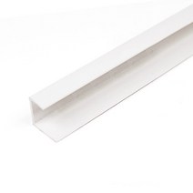 PVC 석고케이싱 재료분리대(백색) 2사이즈(9.5mm 12.5mm) 2.4M _철물 몰딩 마루몰딩 바닥타일 타일마감 마감재 꼼꼼이 코너비드 ㄱ자, 12.5mm