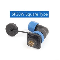 키보드항공케이블 항공케이블 키보드케이블 SP20 IP68 팔꿈치 방수 커넥터 스트레이트 플러그 소켓 남성 여성 1/2/3/4/5/6/7/9/10/12/14 핀 와이어 항공 케이블, 09 10P
