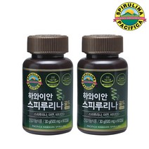 퍼시피카 하와이안 스피루리나 GOLD 캡슐 2박스 (총 2개월분), 30g (500mg x 60캡슐), 60정