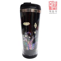 대동사 조선명화 나전 초충도 스테인리스 텀블러 400ml, 양귀비와 도마뱀