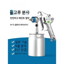 페인트분사기 뿌리는기계 도장 에어리스 무선페인트 후끼, 22. 이하라 W-101 하단 구경 1.5