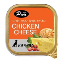 사료거부강아지용 고소한향기 치킨치즈캔24개, 24개