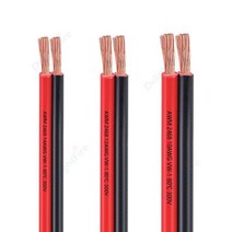 자동차 배선 전기 와이어 2 핀 UL2468 10AWG 6mm2 PVC 절연 베어 구리 케이블 자동차 배터리 UPS 인버터, 01 Red black_01 5m_01 14AWG