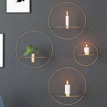 벽걸이 캔들 라운드벽걸이 캔들홀더 인테리어소품 숏, 숏SB002111