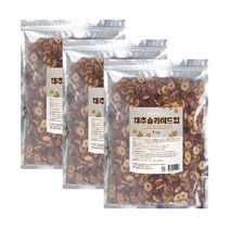 건대추 슬라이드 칩 1kg 3팩