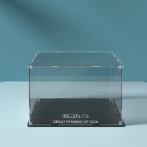 레고 21058 대 피라미드용 아크릴 디스플레이 박스 투명 방진 세트 미포함, [01] 38x34x24cm, 02 Style 2