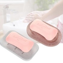 규조토 모던 인테리어 비누 받침대 케이스 욕실비누대, 1개, 1규조토 비누받침타원형-블루