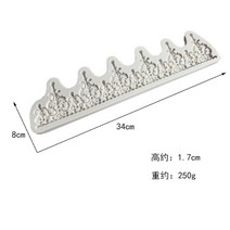 럭셔리티아라DIY 케이크장식 베이킹 실리콘몰드 양각패턴, A