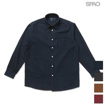 스파오 워커 루즈핏 스트라이프 셔츠_SPYS838C01
