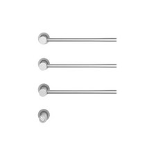 숨겨진 은폐 설치 전기 수건 히터 랙 온도 조절 지능형 원 키 스위치 욕실 건조기 천 난방, [01] 3 steel pipes, [02] 220-230V, [01] Chrome