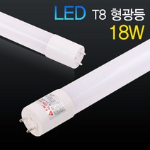 아이티엔티 국내산 LED램프 T8 18W 1200mm 직관형 220V전용 형광등 교체용, 주광색