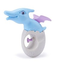 공룡 물 블래스터 장난감 총 50ml 웅덩이 슈퍼 워터 장거리 어린이 여름 해변 풀 QX2D, 블루 익룡