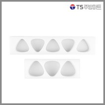 [신도] PVC 삼각김밥틀, 1개, 화이트 3구