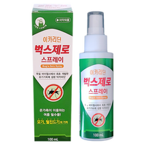 이카리딘 모기기피제 벅스제로 스프레이 100ml 1개