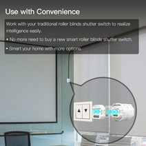 스마트 IoT 전동커튼 자동커튼 RF433 블라인드 커튼 스위치 및 원격 전기 롤러 셔터 MOES Tuya 스마트 라이, 09 7Pcs Curtain module