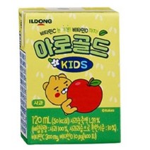 일동제약 아로골드키즈 사과맛, 120ml, 35개