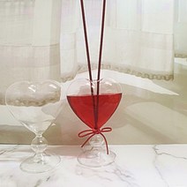디퓨저유리용기 - 라운드 하트 ( 220ml )