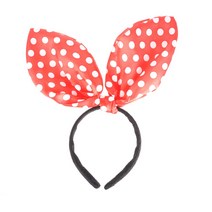 파티짱 바니 머리띠, 땡땡이토끼머리띠(레드)