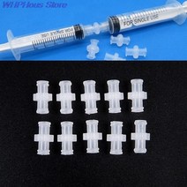 원터치 커플러 10pcs 플라스틱 암나사 암나사 루어 주사기 커넥터 공압 부품에 투명, 한개옵션0