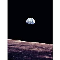 플라네타리움 오로라 별자리 무드등 blue space photo moon, 30x40cm 12x16인치