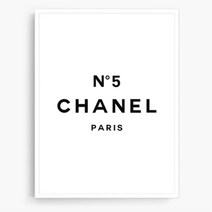 화장품가게 명품 로고 액자(41x27) 개업 사무실 발레교습소 자취방선물 다이닝룸, 캔버스액자 (옆면흰색)