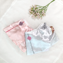 맞춤한복 저고리 (핸드메이드) 여아 치마와 함께 입히는 강아지한복 소형견 중형견 대형견 4xl, 주황색