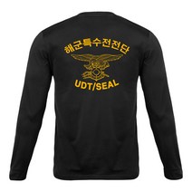 네이비멀티샵 쿨드라이 긴팔 해군특수전전단 독수리