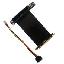 PCIE 3.0x16 90도 GPU 라이저 케이블 RTX 그래픽 카드 x99 서버 큰 6P 전원 공급 장치 Bitcoin 마이닝, 02 270 Degree_05 25cm