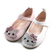 앙쥬 주니어 아동플랫슈즈 몰드고양이 여아구두nr9310