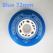 유명한 스케이트 3rd 90A 흰색 노란색 72MM 76MM 80MM 인라인 휠 롤러 Rodas SEBA HV HL 높은 KSJ IGOR WFS, 15 88A Blue 72mm
