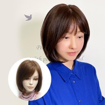 아미모 여자인모가발 통가발 묶음머리가발 항암가발 [AM-W509], 자연갈색, 대