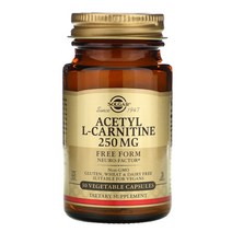 솔가 Solgar 아세틸 엘 카르니틴 250mg 30 베지캡슐, 1개, 기본