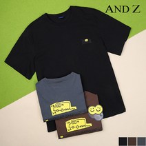 지오지아 앤드지 조구만 콜라보 프린트 오버핏 반팔 티셔츠 (BZB2TR1124_A)