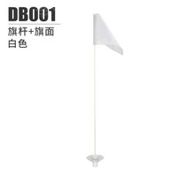 골프 그린 깃대 골프 멀티 컬러 플래그 스틱 골프 퍼팅 홀컵 연습 골프 깃발 홀컵 Set 골프연습, DB001-깃대 + 깃발 표면 흰색
