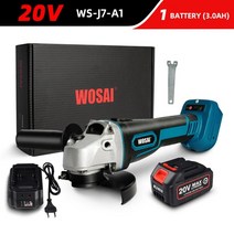 앵글 그라인더 전동 디스크 wosai m14 무선 20v 이온 연삭기 절단 전기 연삭 브러시리스 공구 84, 20v ws-j7-a1, 유럽 ​​연합