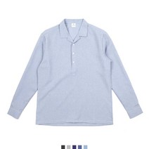 반오픈카라 남자셔츠 긴팔 가을셔츠 코디 데일리 상의 남자 남방셔츠