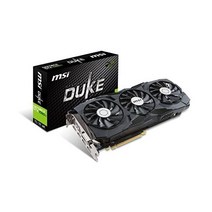 Amazon Renewed MSI 게이밍 지포스 GTX 1080Ti 11GBGDRR5X DirectX 12352비트 VR Ready 그래픽 카드 1080TI Duke 11GOC 갱, GTX1080TIDUKE11GOC