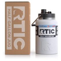 알틱 워터저그 하프갤론 1.9L 텀블러 화이트 매트 RTIC Water Jug Half Gallon Graphite White Matte