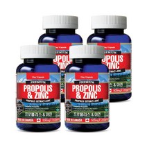 통라이프 프로폴리스&아연-4개월(구강 향균 항산화 면역성분)-4병