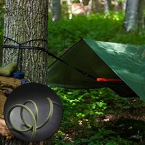 4mm 7가닥 자일 다용도 캠핑 로프 black 10m, 상세페이지 참조