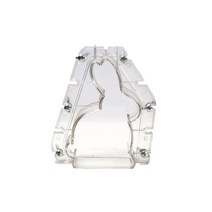 3D 부활절 토끼 금형 DIY 플라스틱 토끼 캔들 곰팡이 케이크 장식 도구 웨딩 디너 양초 DIY 수제 제작 도구, 평평한 토끼 2