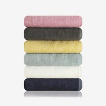 송월타월 뱀부에이블무지 135g 세면타올 5매, 랜덤