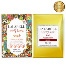 라라벨 천연 헤나 염색약 천연 100% 셀프 흰머리 새치, 레드와인, 1개