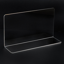 투명 아크릴전시대 L형 악세사리진열대 피규어진열장, 1개
