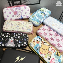 모이닷컴 닌텐도 스위치 충격보호 커버 캐릭터 파우치 가방 게임기 오락기 깨짐방지 쿠션 흔들림방지 케이스 악세사리, 입쩍벌괴물, 1개